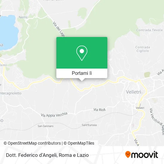 Mappa Dott. Federico d'Angeli