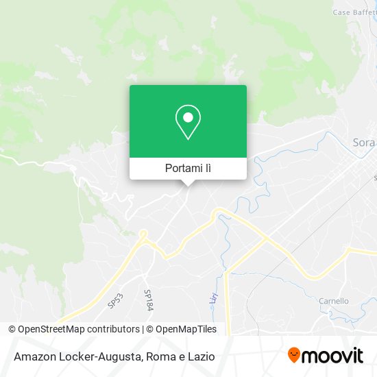 Mappa Amazon Locker-Augusta