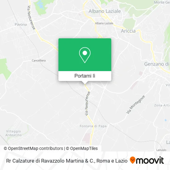 Mappa Rr Calzature di Ravazzolo Martina & C.