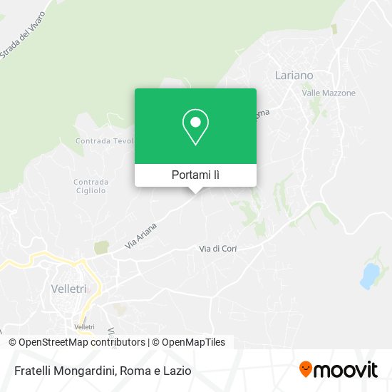 Mappa Fratelli Mongardini