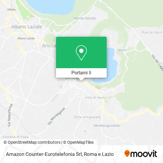 Mappa Amazon Counter-Eurotelefonia Srl