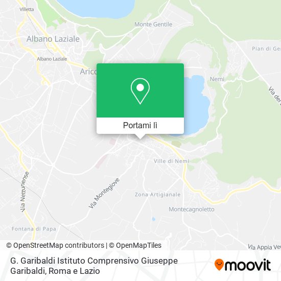 Mappa G. Garibaldi Istituto Comprensivo Giuseppe Garibaldi