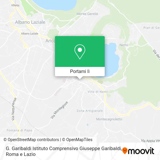 Mappa G. Garibaldi Istituto Comprensivo Giuseppe Garibaldi