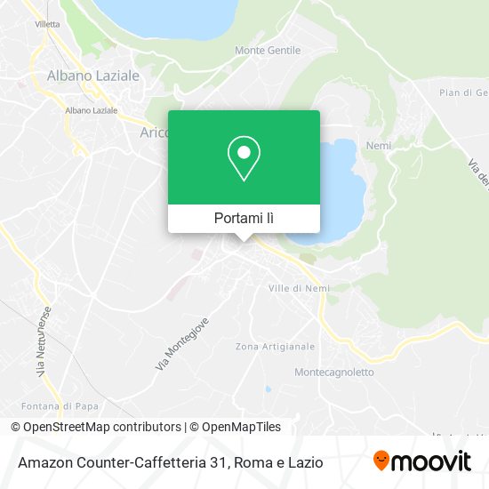 Mappa Amazon Counter-Caffetteria 31