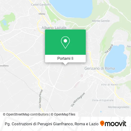 Mappa Pg. Costruzioni di Perugini Gianfranco