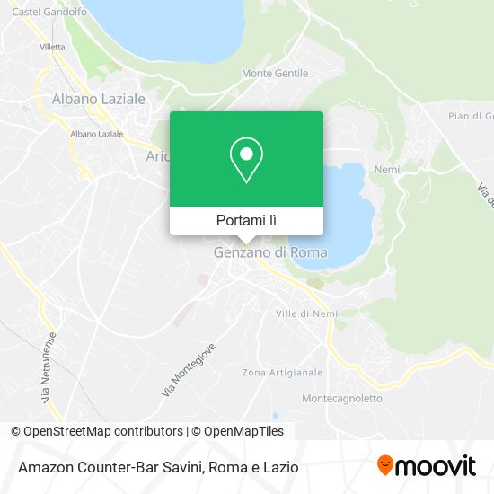 Mappa Amazon Counter-Bar Savini