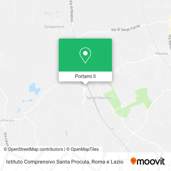 Mappa Istituto Comprensivo Santa Procula