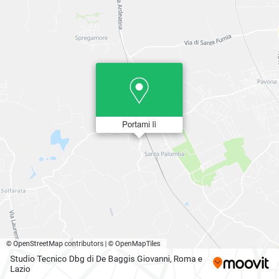 Mappa Studio Tecnico Dbg di De Baggis Giovanni