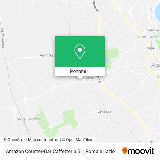 Mappa Amazon Counter-Bar Caffetteria B1