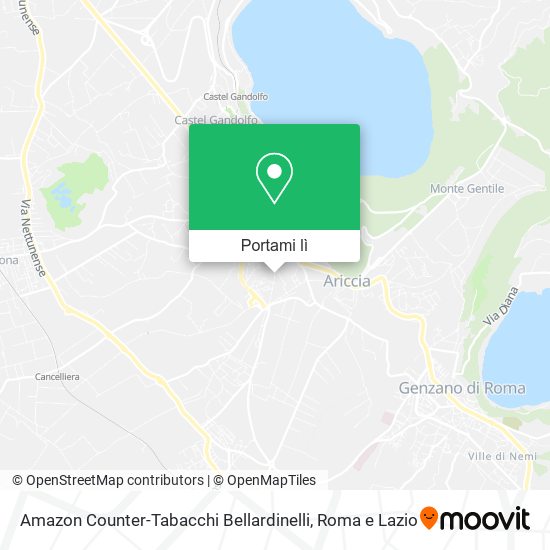 Mappa Amazon Counter-Tabacchi Bellardinelli