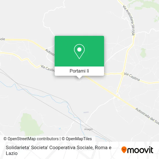 Mappa Solidarieta' Societa' Cooperativa Sociale