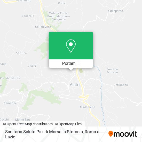 Mappa Sanitaria Salute Piu' di Marsella Stefania