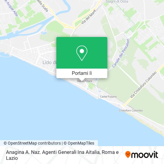 Mappa Anagina A. Naz. Agenti Generali Ina Aitalia