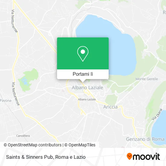 Mappa Saints & Sinners Pub