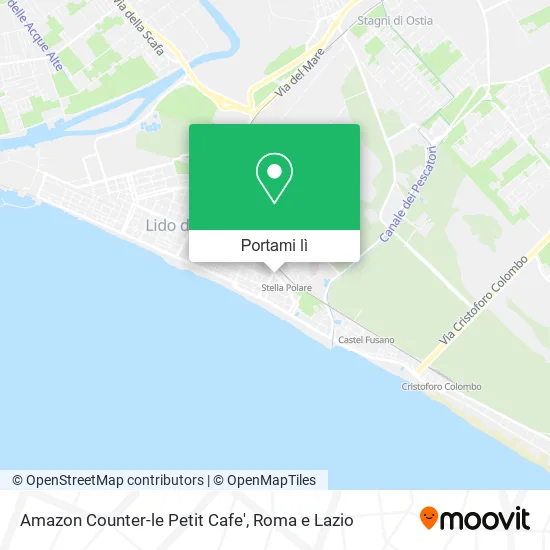 Mappa Amazon Counter-le Petit Cafe'