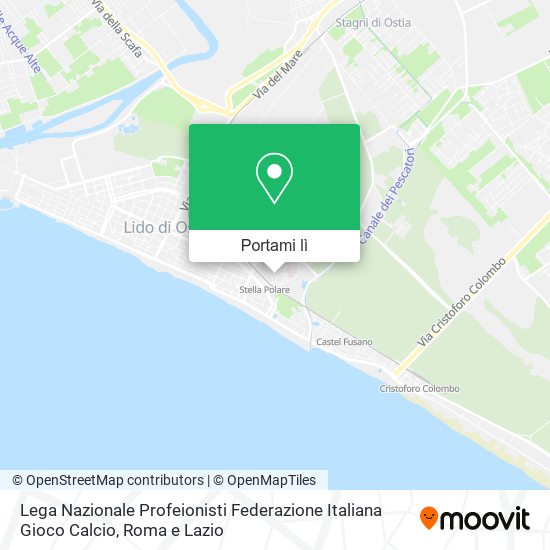 Mappa Lega Nazionale Profeionisti Federazione Italiana Gioco Calcio