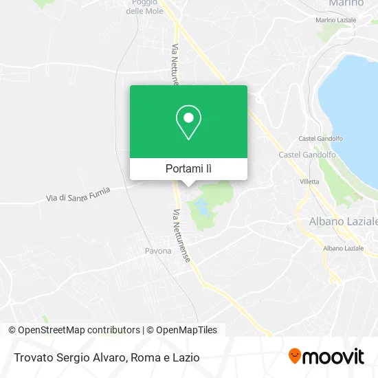 Mappa Trovato Sergio Alvaro