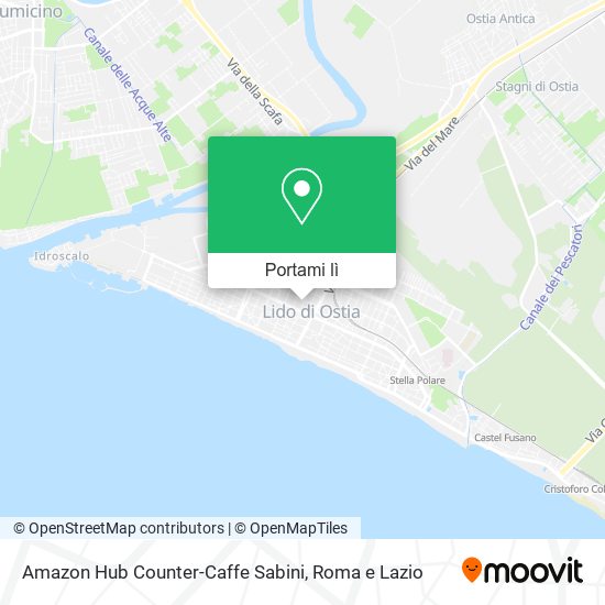 Mappa Amazon Hub Counter-Caffe Sabini