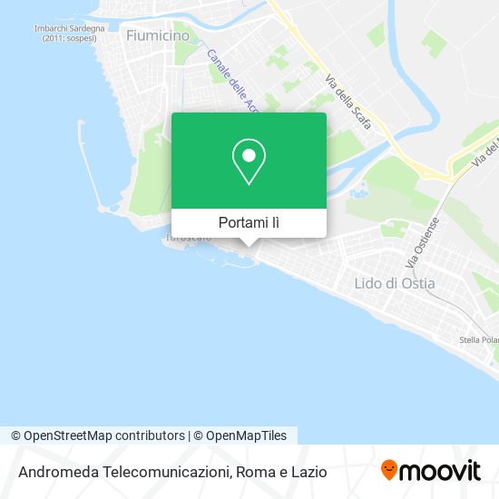 Mappa Andromeda Telecomunicazioni