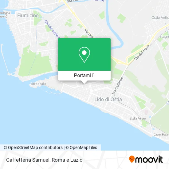 Mappa Caffetteria Samuel