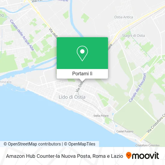Mappa Amazon Hub Counter-la Nuova Posta