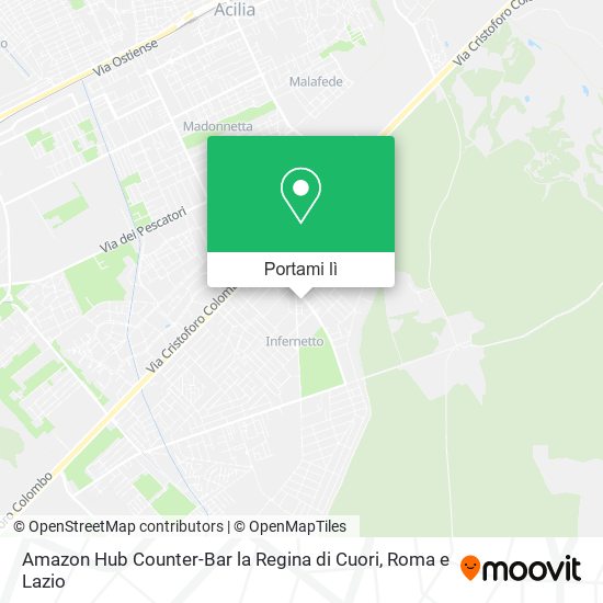 Mappa Amazon Hub Counter-Bar la Regina di Cuori