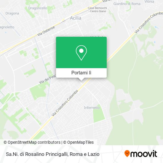 Mappa Sa.Ni. di Rosalino Princigalli