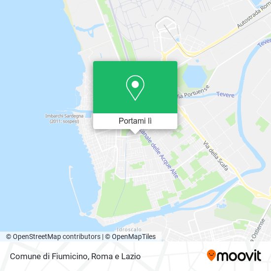 Mappa Comune di Fiumicino