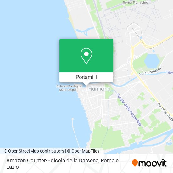 Mappa Amazon Counter-Edicola della Darsena