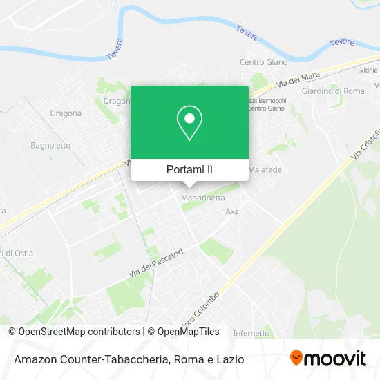 Mappa Amazon Counter-Tabaccheria