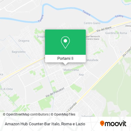 Mappa Amazon Hub Counter-Bar Italo