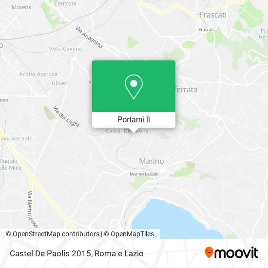 Mappa Castel De Paolis 2015