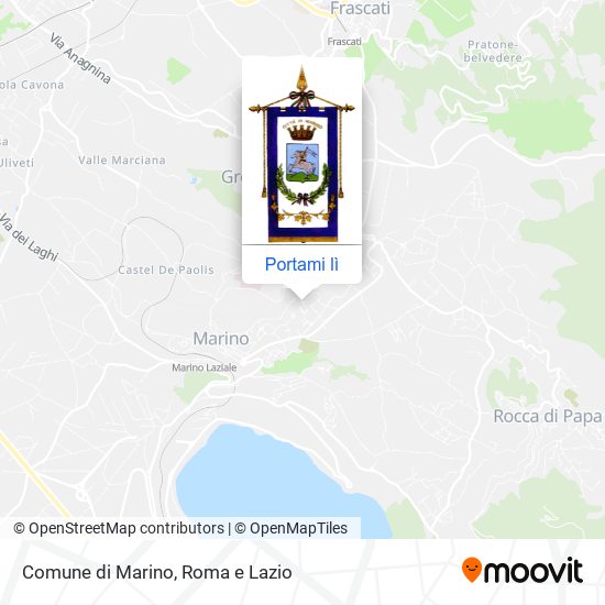 Mappa Comune di Marino