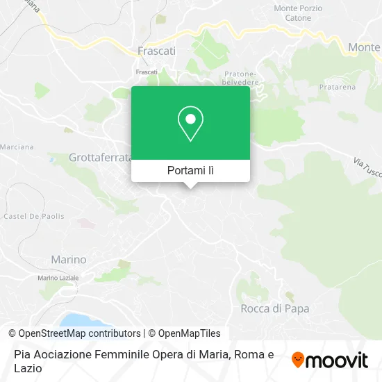 Mappa Pia Aociazione Femminile Opera di Maria