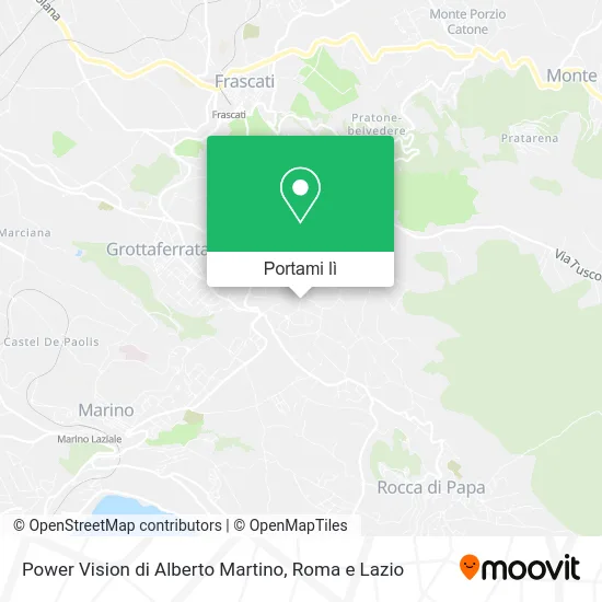 Mappa Power Vision di Alberto Martino
