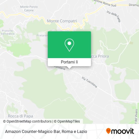 Mappa Amazon Counter-Magico Bar