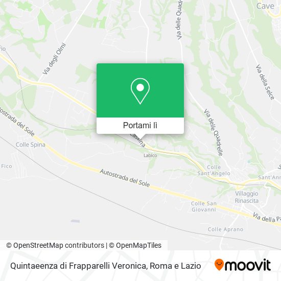 Mappa Quintaeenza di Frapparelli Veronica