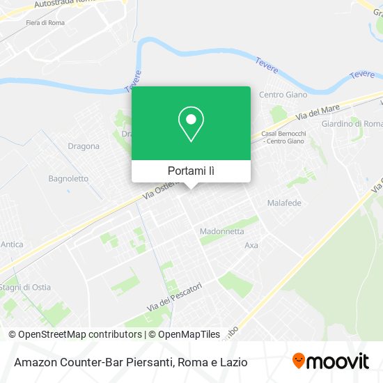 Mappa Amazon Counter-Bar Piersanti
