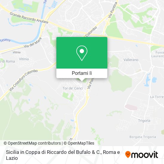 Mappa Sicilia in Coppa di Riccardo del Bufalo & C.