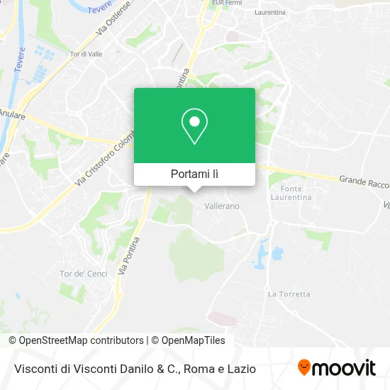 Mappa Visconti di Visconti Danilo & C.