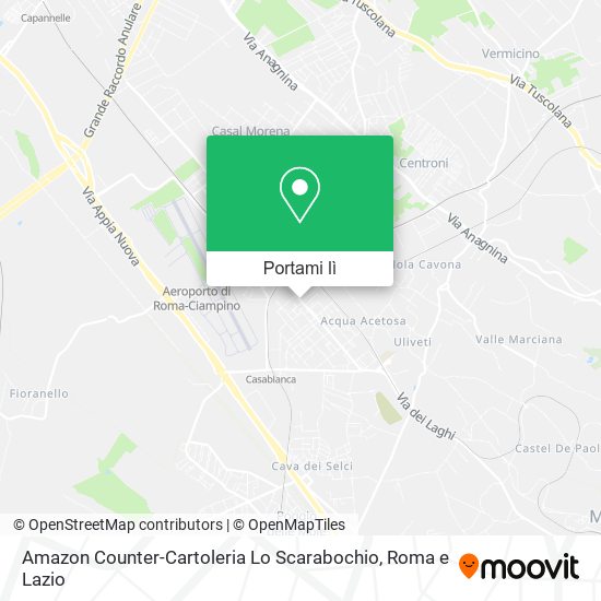 Mappa Amazon Counter-Cartoleria Lo Scarabochio