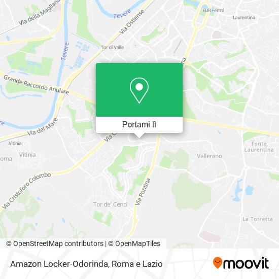 Mappa Amazon Locker-Odorinda