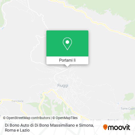 Mappa Di Bono Auto di Di Bono Massimiliano e Simona