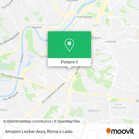 Mappa Amazon Locker-Arpa