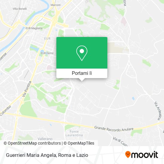 Mappa Guerrieri Maria Angela