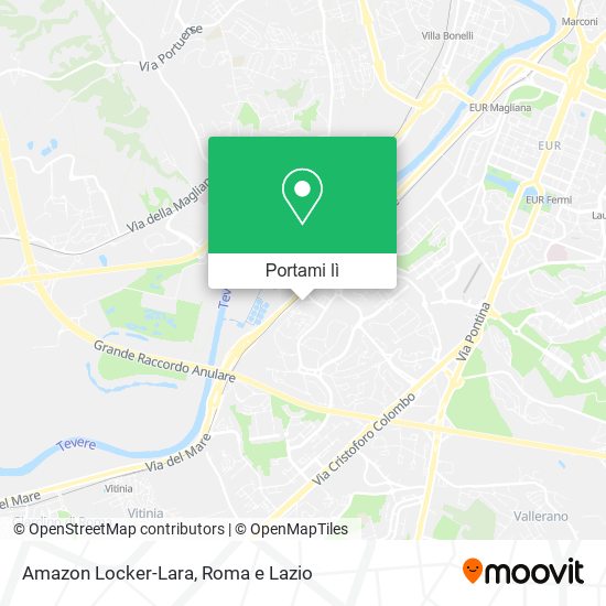 Mappa Amazon Locker-Lara