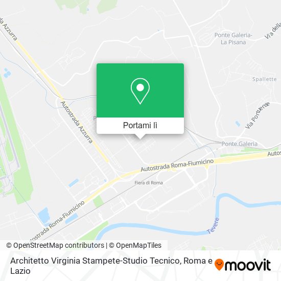 Mappa Architetto Virginia Stampete-Studio Tecnico