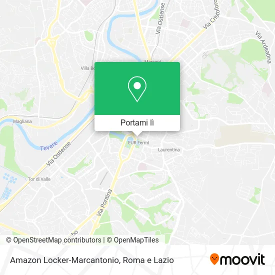 Mappa Amazon Locker-Marcantonio