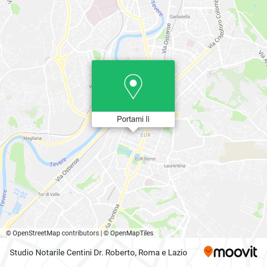 Mappa Studio Notarile Centini Dr. Roberto