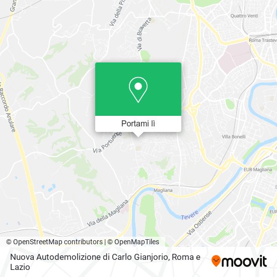 Mappa Nuova Autodemolizione di Carlo Gianjorio